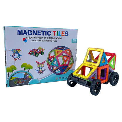 Magnetic Tiles - Educatief magnetisch speelgoed - 68 delig